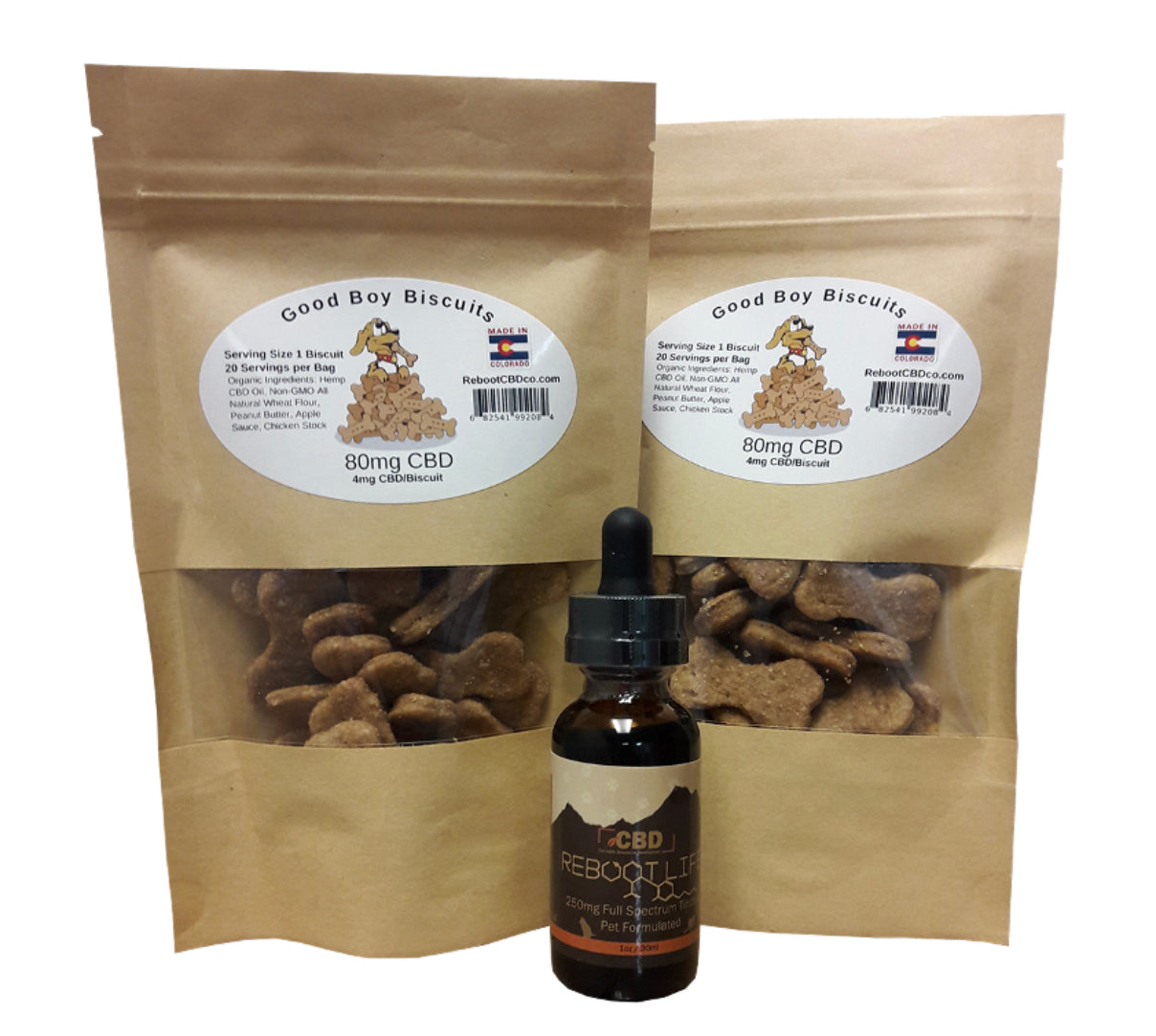 Pet Pack - CBD Pet Treat & Tincture Bundle - Full Spectrum